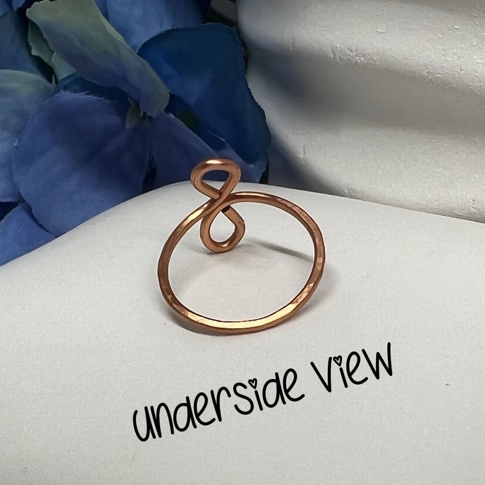 COPPER Toe Ring Adjustable - Picture 5 of 11
